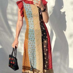 NWT Never Fully Dressed Multi Print Julianna Dress